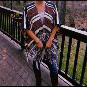 forever 21 poncho shrug